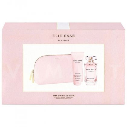 Elie Saab Le Parfum Rose Couture Eau de Toilette 50ml + Body Lotion 75ml + Несесер дамски комплект