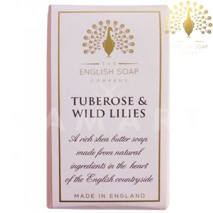 The English Soap Company Pure Tuberose & Wild Lilies Луксозен растителен сапун 190g