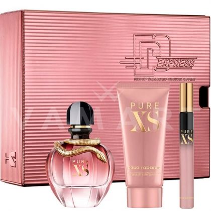 Paco Rabanne Pure XS For Her Eau de Parfum 50ml + Eau de Parfum 10ml + Body Lotion 75ml дамски комплект