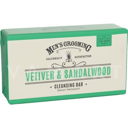 Scottish Fine Soaps Vetiver & Sandalwood Cleansing Bar 220g Луксозен сапун за мъже