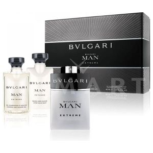 Bvlgari Man Extreme Eau de Toilette 60ml + After shave balm 40ml + Shower gel 40ml мъжки комплект