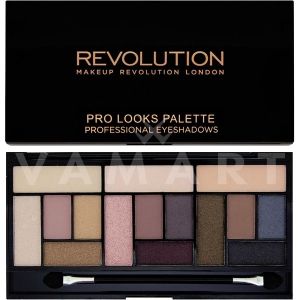 Makeup Revolution London Pro Looks Stripped & Bare Палитра сенки 15 цвята