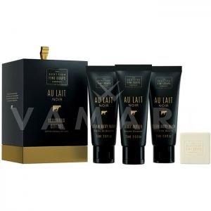 Scottish Fine Soaps Au Lait Noir Luxurious Gift Set Луксозен козметичен комплект 4 продукта