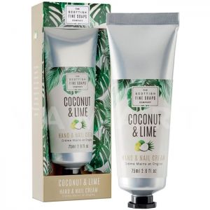 Scottish Fine Soaps Coconut & Lime Hand & Nail Cream 75ml Крем за ръце и нокти с кокосово масло