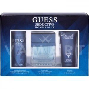 Guess Seductive Homme Blue Eau de Toilette 100ml + Shower Gel 200ml + Deodorant Spray 226ml мъжки комплект