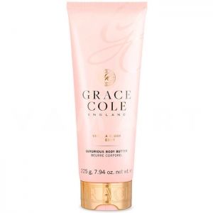 Grace Cole England Vanilla Blush & Peony Luxurious Body Butter 225ml Луксозен крем-масло за тяло