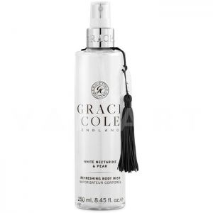 Grace Cole England White Nectarine & Pear Refreshing Body Mist 250ml Освежаващ спрей за тяло