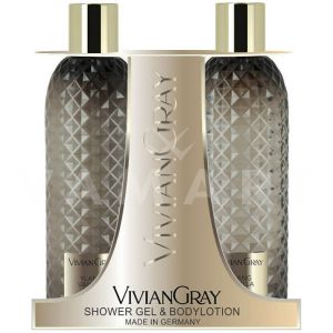 Vivian Gray Gemstone Ylang & Vanilla Body Lotion 300ml + Shower gel 300ml Подаръчен комплект