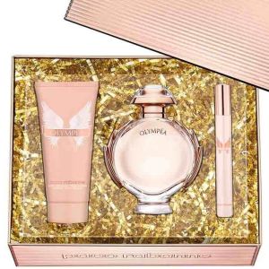 Rabanne Olympea Eau de Parfum 80ml + Body Lotion 100ml + Eau de Parfum 10ml дамски комплект