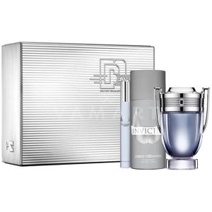 Rabanne Invictus Eau de Toilette 50ml + Eau de Toilette 10ml + Deodorant Spray 150ml мъжки комплект