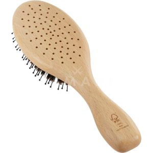 Kent Hair Brush Pure Flow Vented Oval Cushion Bristle Nylon Mix LPF1 Вентилирана овална четка за коса