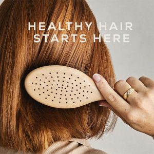 Kent Hair Brush Pure Flow Vented Oval Cushion Bristle Nylon Mix LPF1 Вентилирана овална четка за коса