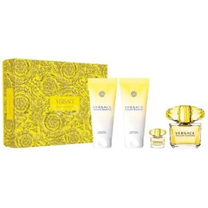 Versace Yellow Diamond Eau de Toilette 90ml + Body Lotion 100ml + Shower Gel 100ml + Eau de Toilette 5ml дамски комплект