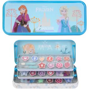 Lip Smacker Disney Frozen Triple Layer Beauty Tin Makeup Case Детски козметичен комплект с гримове