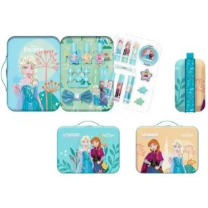 Lip Smacker Disney Frozen Makeup Case Beauty Box Tin Комплект детски гримове в метална кутия