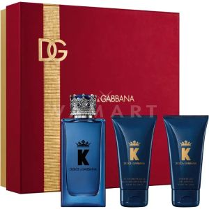 Dolce & Gabbana K Eau de Parfum 100ml + Shower Gel 50ml + After Shave Balm 50ml мъжки комплект