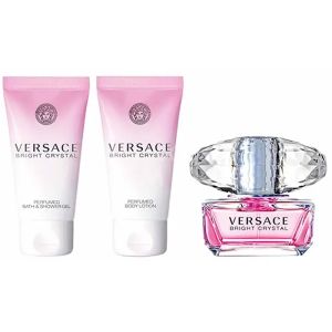 Versace Bright Crystal Eau de Toilette 50ml + Body Lotion 50ml + Shower Gel 50ml