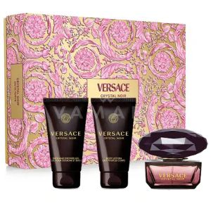 Versace Crystal Noir Eau de Parfum 50ml + Body Lotion 50ml + Bath & Shower Gel 50ml Дамски комплект
