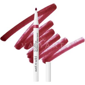 Wet n Wild Perfect Pout Lip Liner Stain 6817 Spilled Wine, Молив за устни с пигментен ефект и прецизен апликатор 