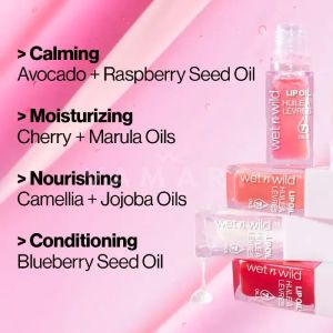 Wet n Wild Lip Oil 6675 Cocoa Rose, Масло за устни с огледален блясък и 7 натурални масла