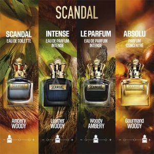Jean Paul Gaultier Scandal pour Homme Intense Eau de Parfum 100ml + Eau de Parfum 10ml + Shower gel 75ml мъжки комплект