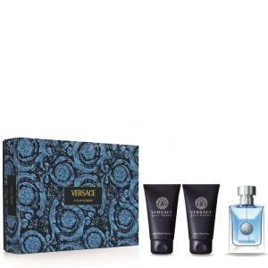 Versace Pour Homme Eau De Toilette 50ml + Hair & Body Shampoo 50ml + After Shave Balm 50ml мъжки комплект