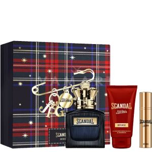 Jean Paul Gaultier Scandal pour Homme Intense Eau de Parfum 100ml + Eau de Parfum 10ml + Shower gel 75ml мъжки комплект