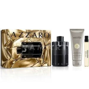 Azzaro The Most Wanted Intense Eau De Parfum 100ml + Eau De Parfum 10ml + Hair and Body Shampoo 75ml мъжки комплект