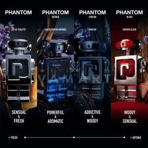 Rabanne Phantom In Red Parfum Elixir 50ml