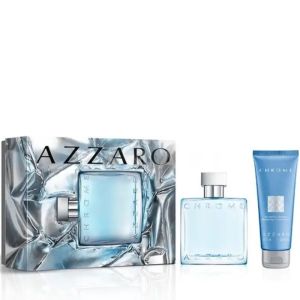 Azzaro Chrome Eau de Toilette 50ml + Hair and Body Shampoo 75ml мъжки комплект